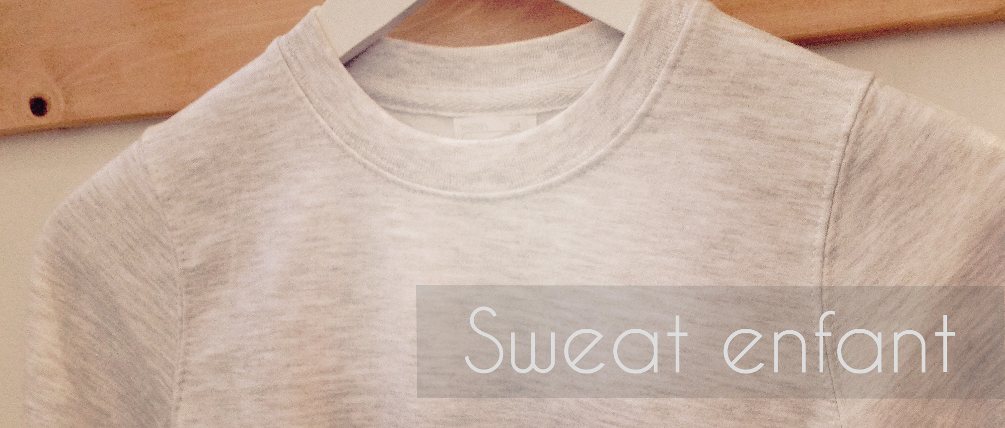 sweat enfant - Atelier du Quai