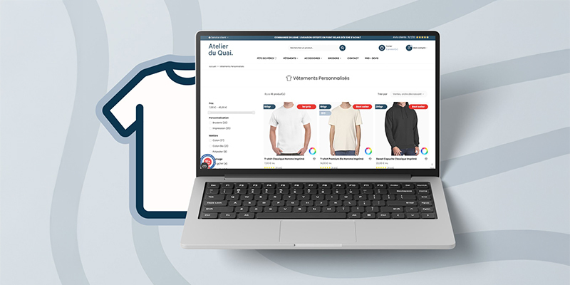 T-shirt personnalisé en ligne