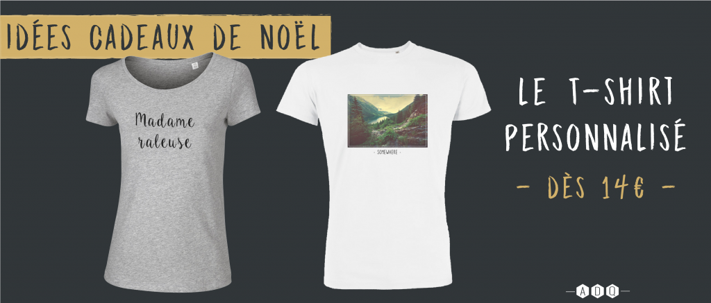 T-shirt personnalisé Noël - Atelier du Quai