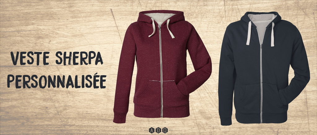 Veste Sherpa Personnalisée - Atelier du Quai