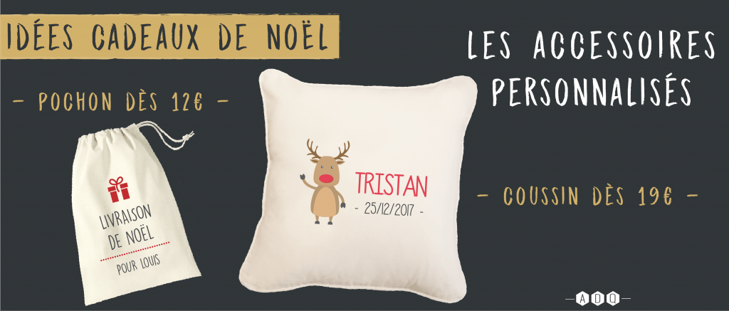 Accessoires personnalisés Noël - Atelier du Quai Accessoires personnalisés Noël - Atelier du Quai