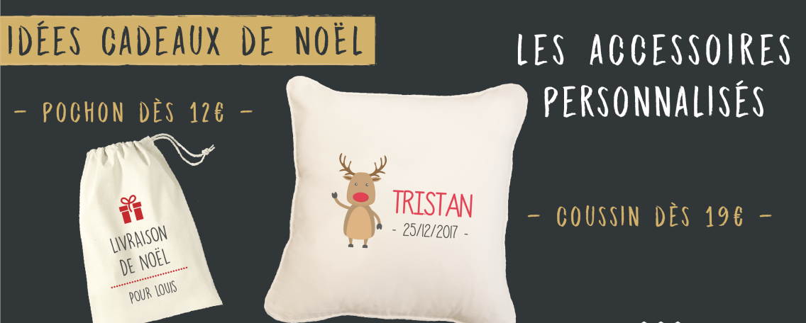 Accessoires personnalisés Noël - Atelier du Quai