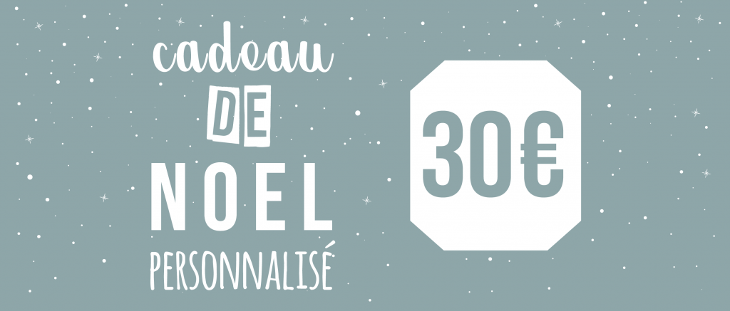 Cadeau de Noël personnalisé pour 30€ - Atelier du Quai