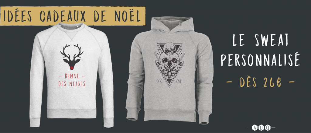Sweat personnalisé Noël - Atelier du Quai