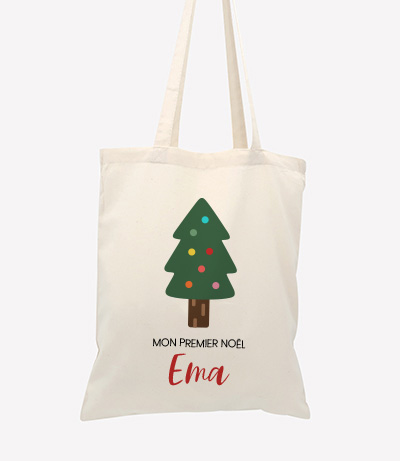 tote bag classique noel