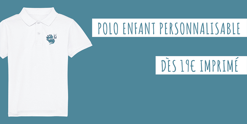 polo personnalisé enfant