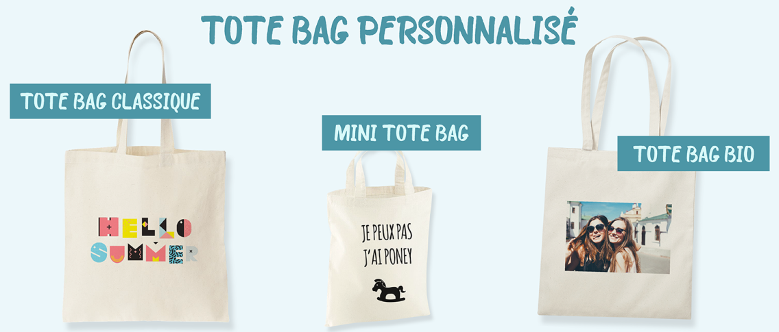 Tote bag personnalisé à l'unité