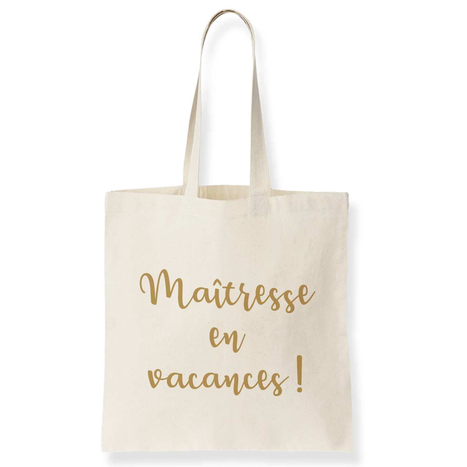 Tote bag maitresse en vacances - Atelier du Quai