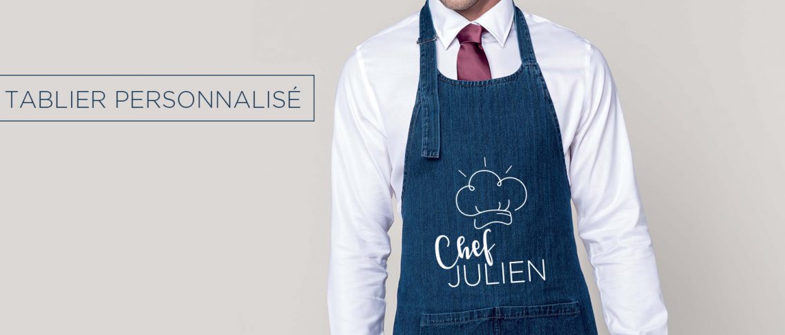 Tablier de cuisine homme personnalisable – Cool and the bag