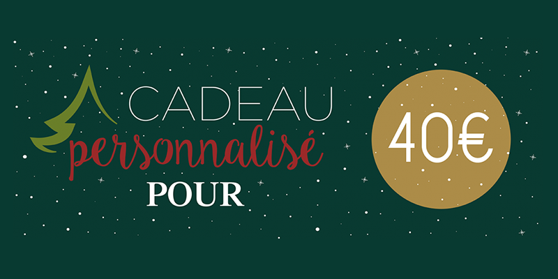 Cadeau personnalisé pour 40€