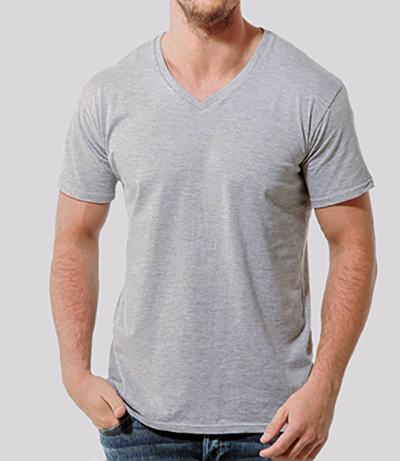 T-shirt classique homme col V